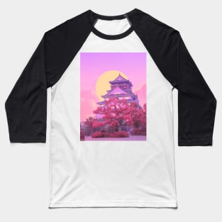 Pink Sunrise Baseball T-Shirt